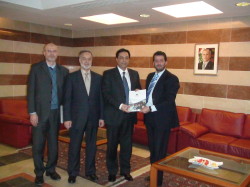 الوزير دياب مع وفد شبكة المؤسسات التربوية 12.2.2014